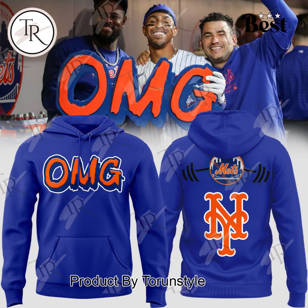 New 2025 New York Mets OMG Mets Custom Hoodie