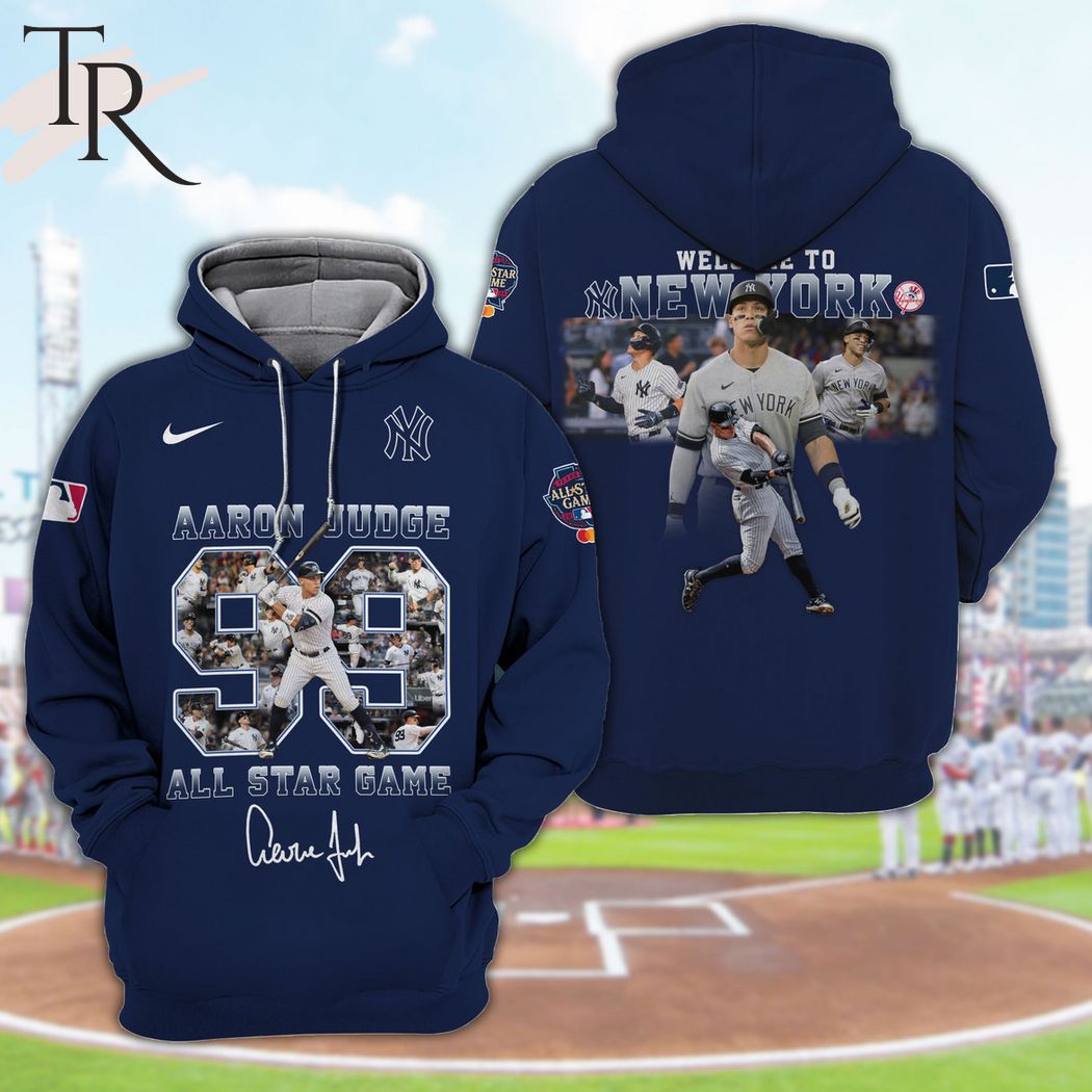 New 2025 New York Yankees Aaron Judge All Star Game Custom Hoodie
