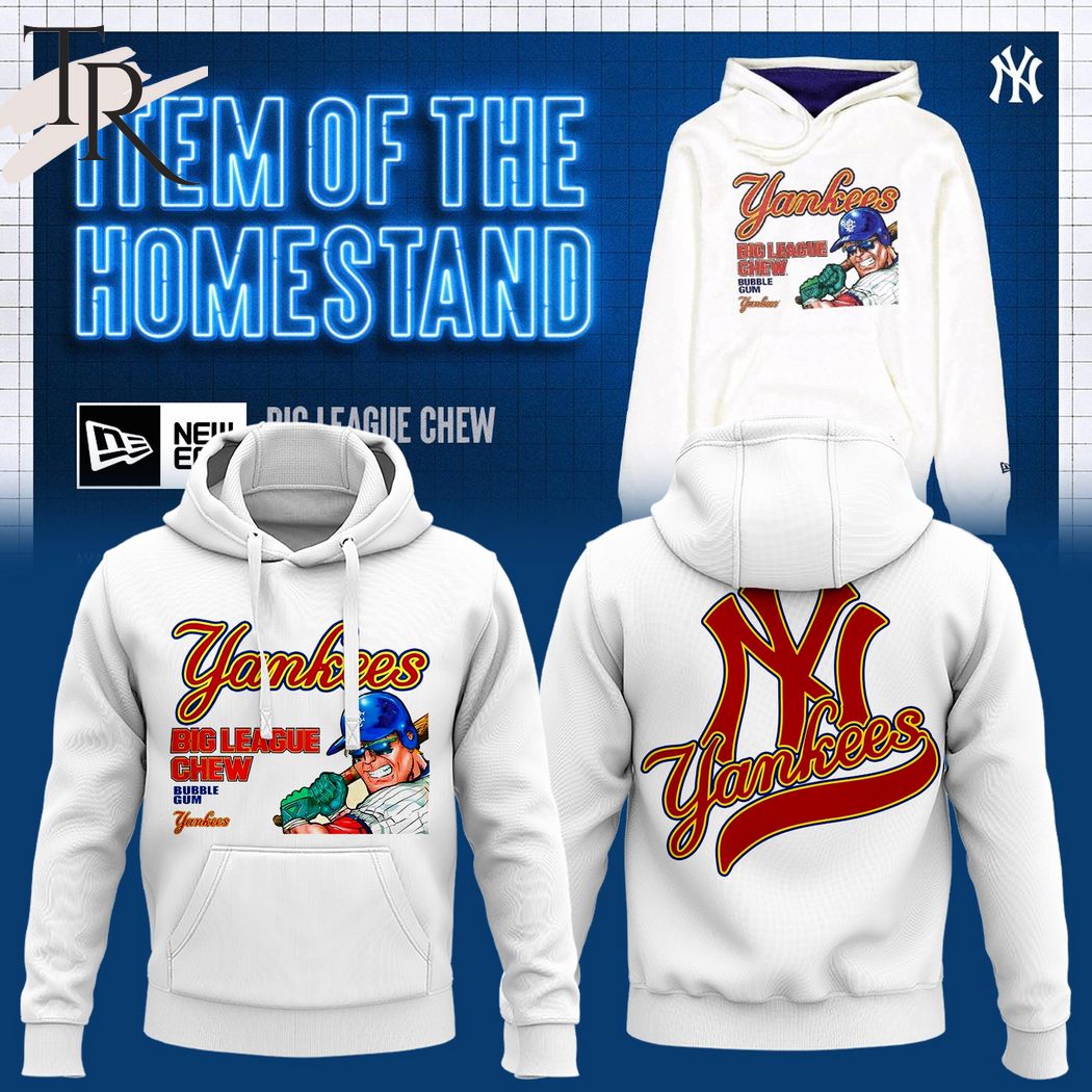 New 2025 New York Yankees Big League Chew Bubble Gum Custom Hoodie