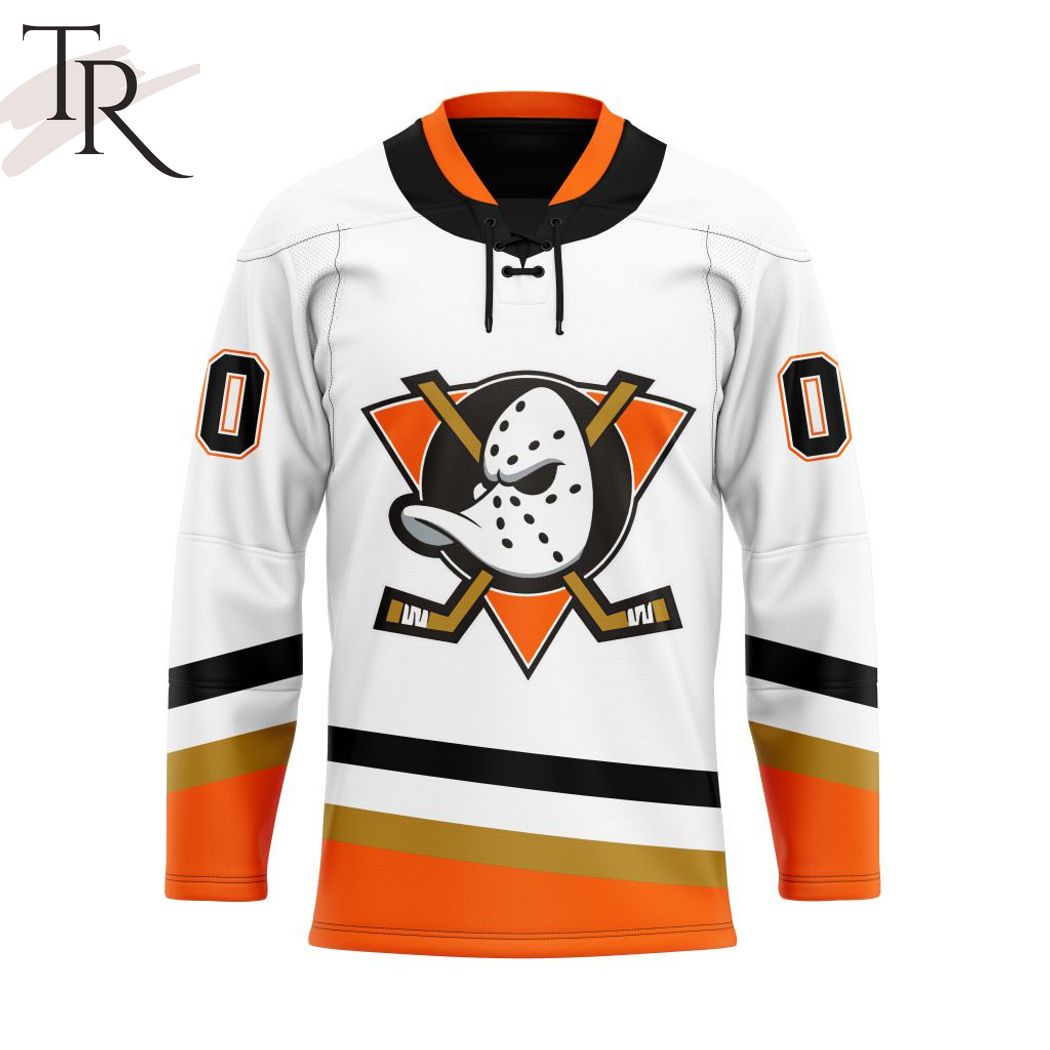 New 2025 NHL Anaheim Ducks Personalized Reverse Retro Custom Hockey Jersey Fan Gift - All Over Printed