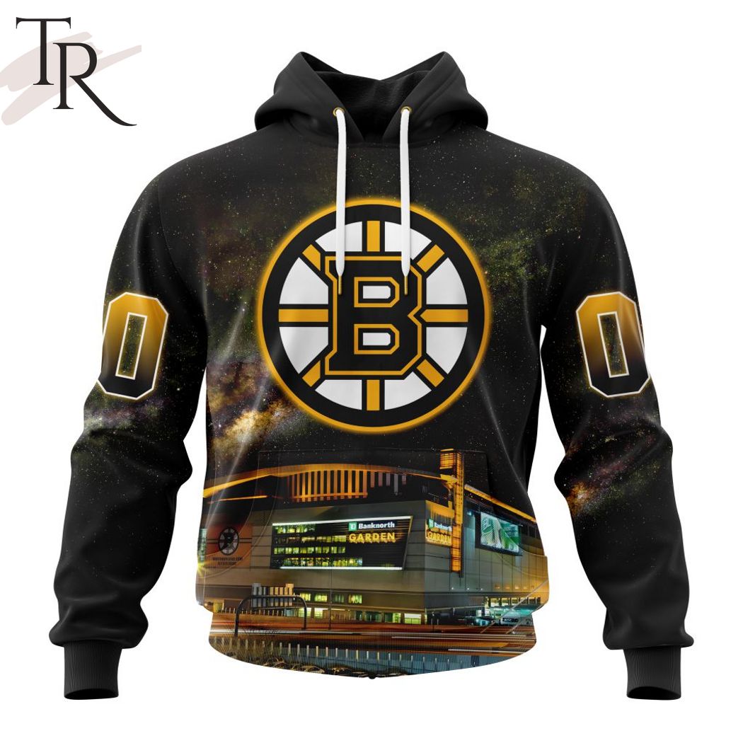 New 2025 NHL Boston Bruins Special Design With TD Garden Custom Hoodie