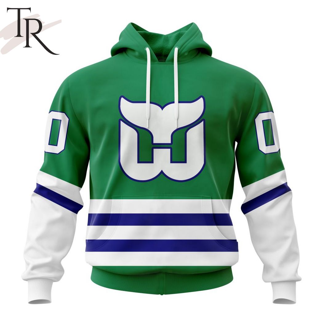 New 2025 NHL Carolina Hurricanes Hartford Whalers 2023 Kits Custom Hoodie