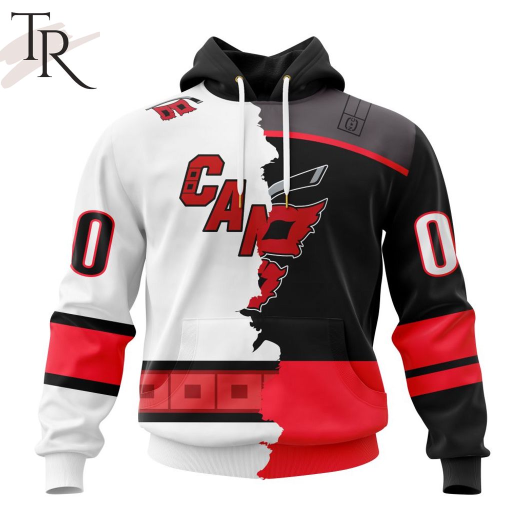 New 2025 NHL Carolina Hurricanes Personalize 2023 Home Mix Away Custom Hoodie