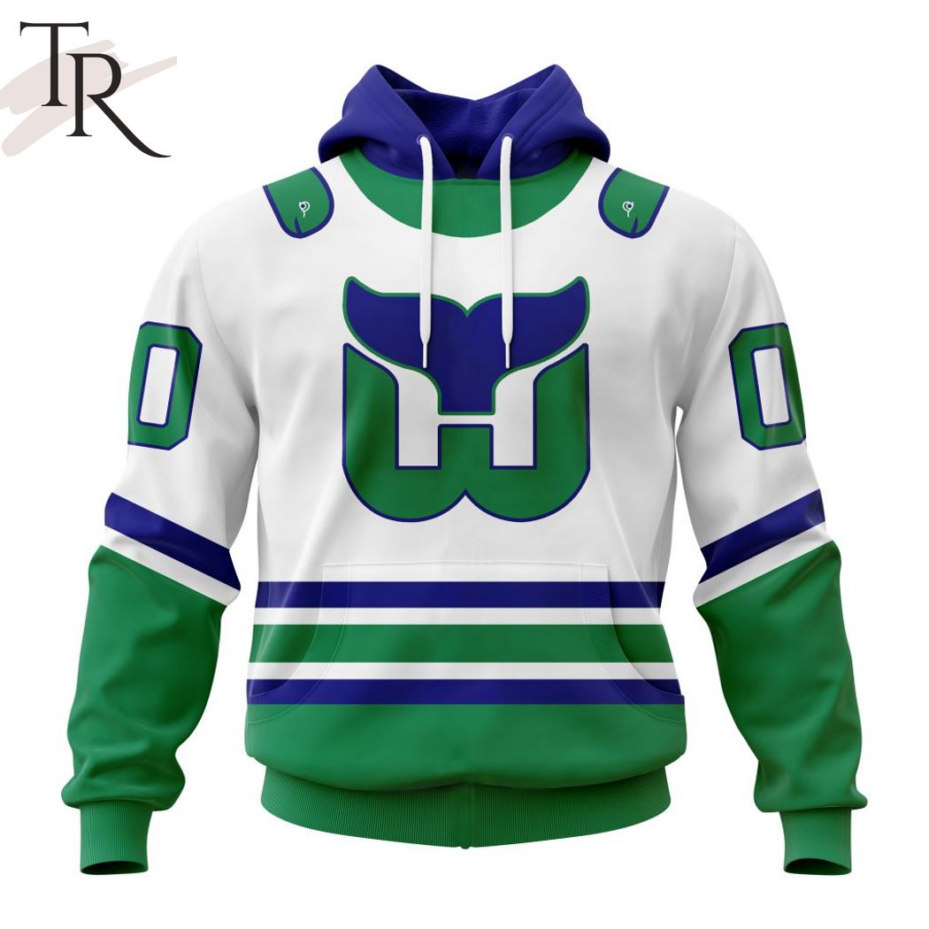 New 2025 NHL Carolina Hurricanes Personalize 2023 White Whalers Kits Custom Hoodie