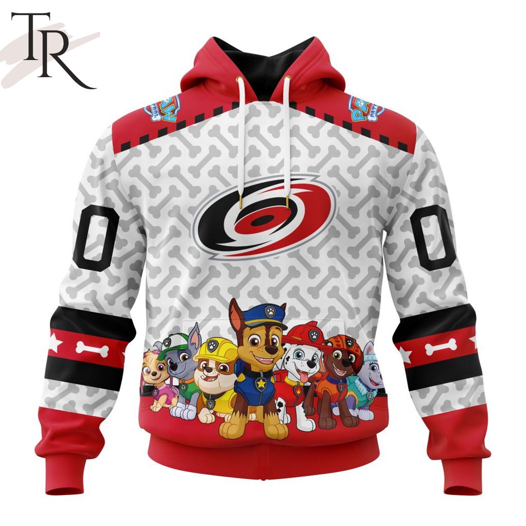 New 2025 NHL Carolina Hurricanes Special PawPatrol Design Custom Hoodie