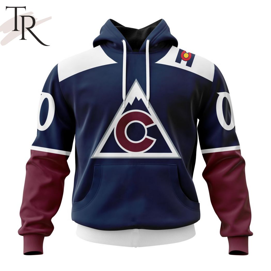 New 2025 NHL Colorado Avalanche 2023 Alternate Kits Custom Hoodie