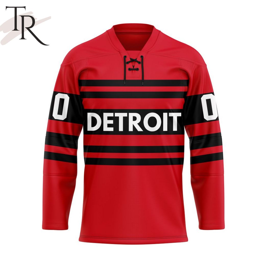 New 2025 NHL Detroit Red Wings Personalized Reverse Retro Custom Hockey Jersey Fan Gift - All Over Printed