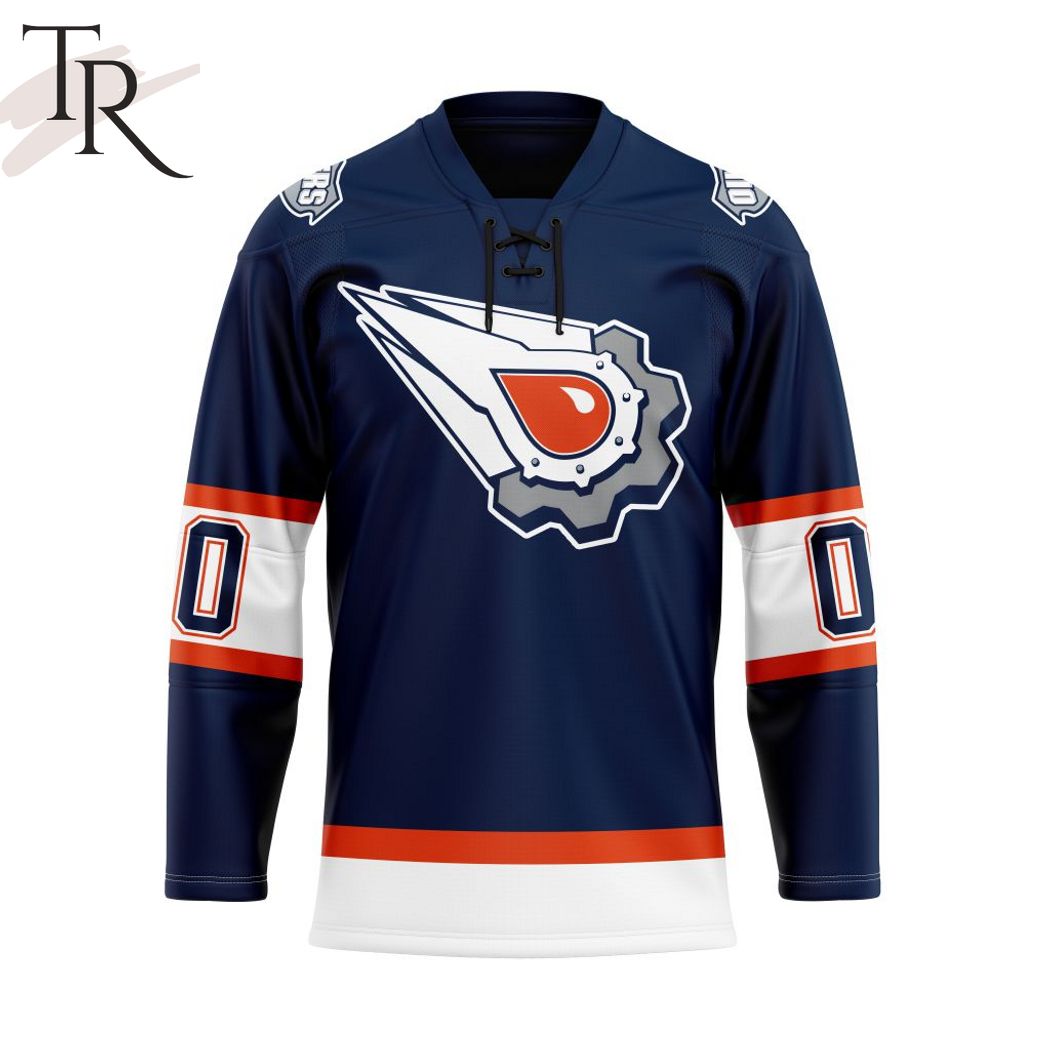 New 2025 NHL Edmonton Oilers Personalized Reverse Retro Custom Hockey Jersey Fan Gift - All Over Printed