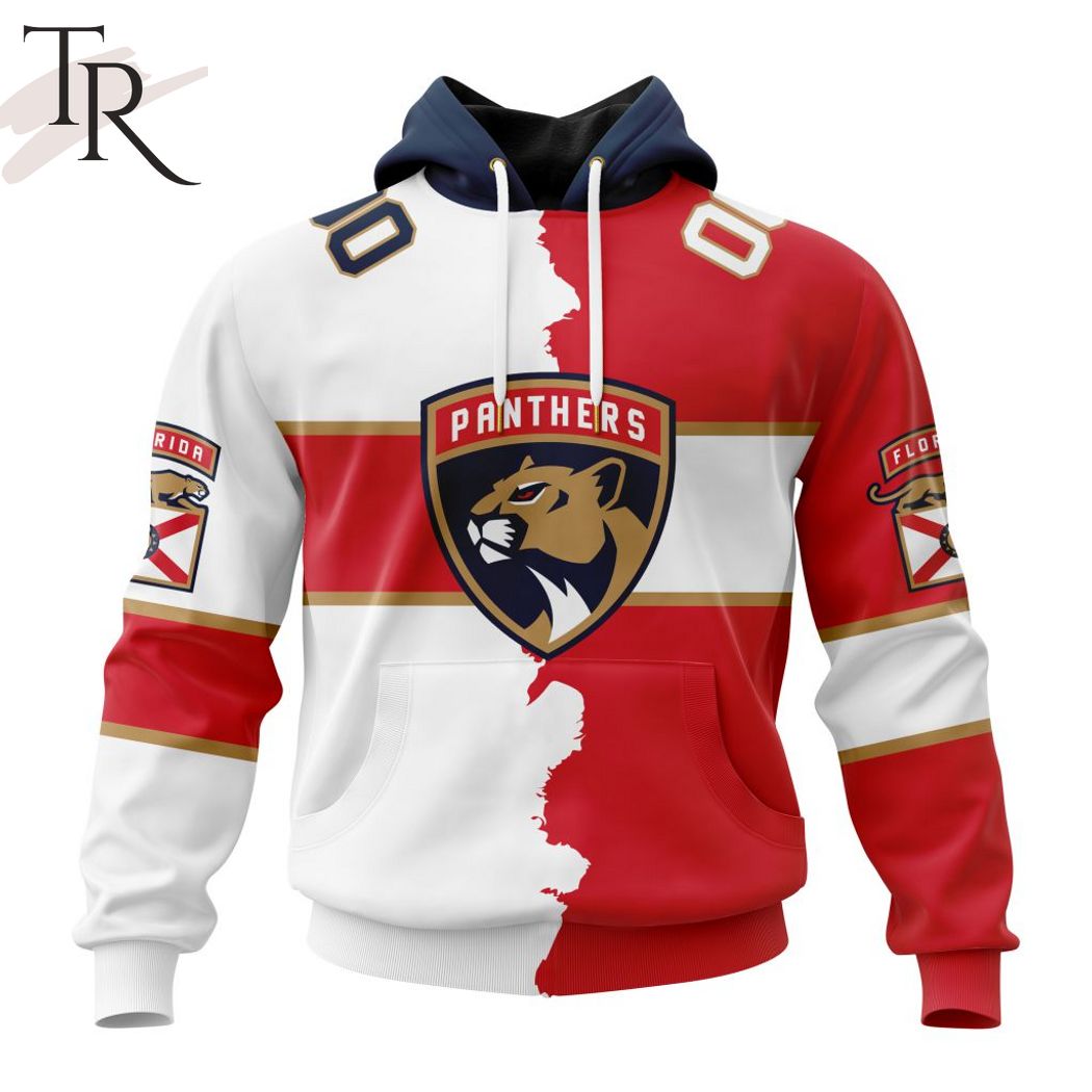 New 2025 NHL Florida Panthers Personalize 2023 Home Mix Away Custom Hoodie