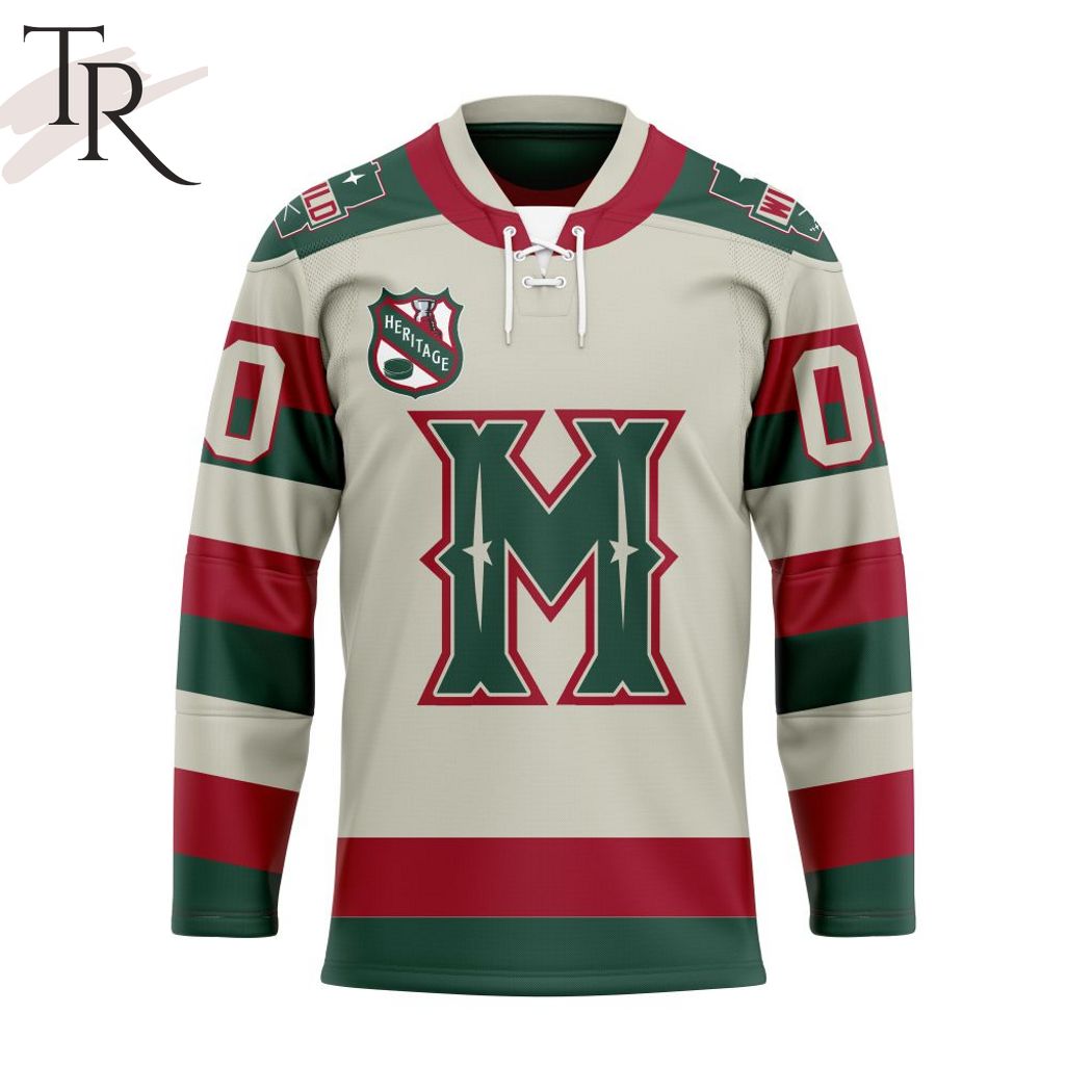 New 2025 NHL Minnesota Wild Personalized Heritage Custom Hockey Jersey Fan Gift Design - All Over Printed