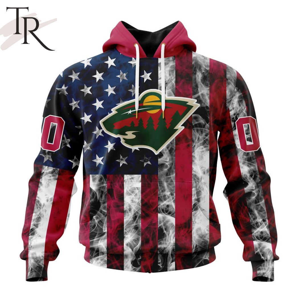 New 2025 NHL Minnesota Wild Special Design For Independence Day The Fourth Of July Custom Hoodie