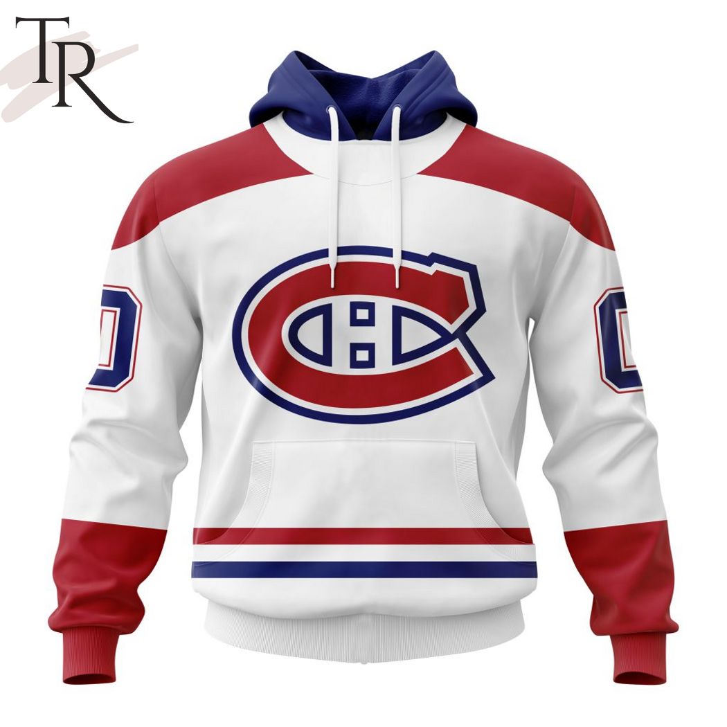 New 2025 NHL Montreal Canadiens Personalized 2023 Away Kits Custom Hoodie