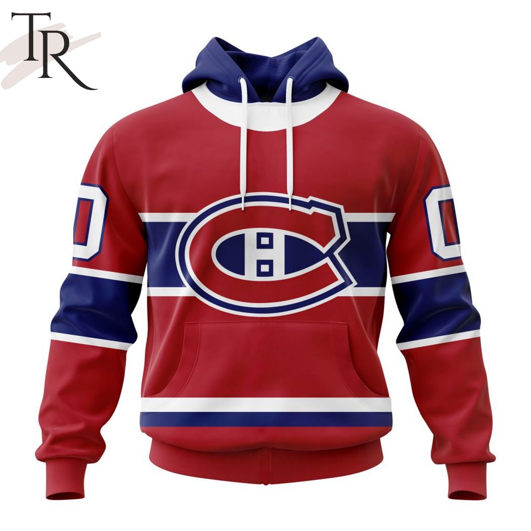 New 2025 NHL Montreal Canadiens Personalized 2023 Home Kits Custom Hoodie