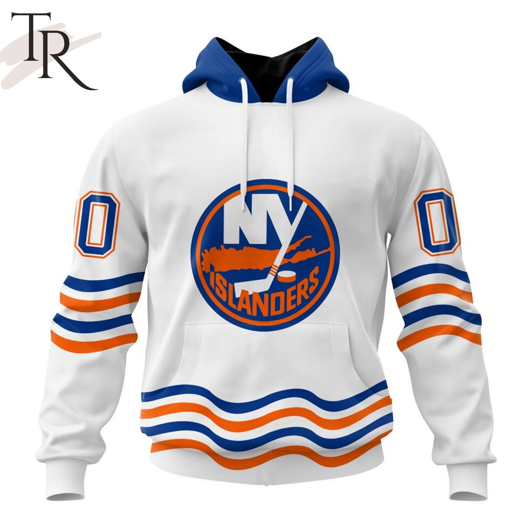New 2025 NHL New York Islanders Special Whiteout Design Custom Hoodie