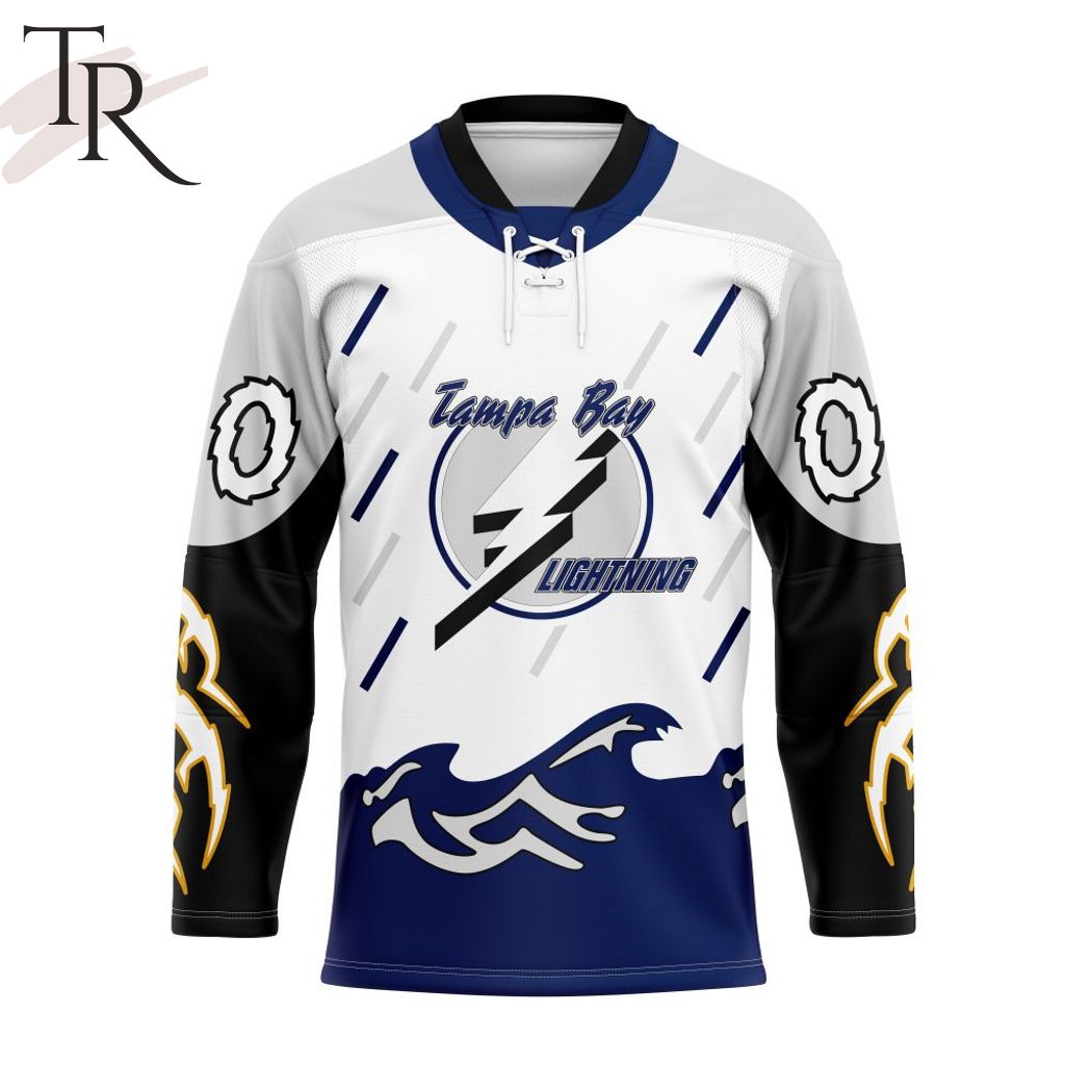 New 2025 NHL Tampa Bay Lightning Personalized Reverse Retro Custom Hockey Jersey Fan Gift - All Over Printed