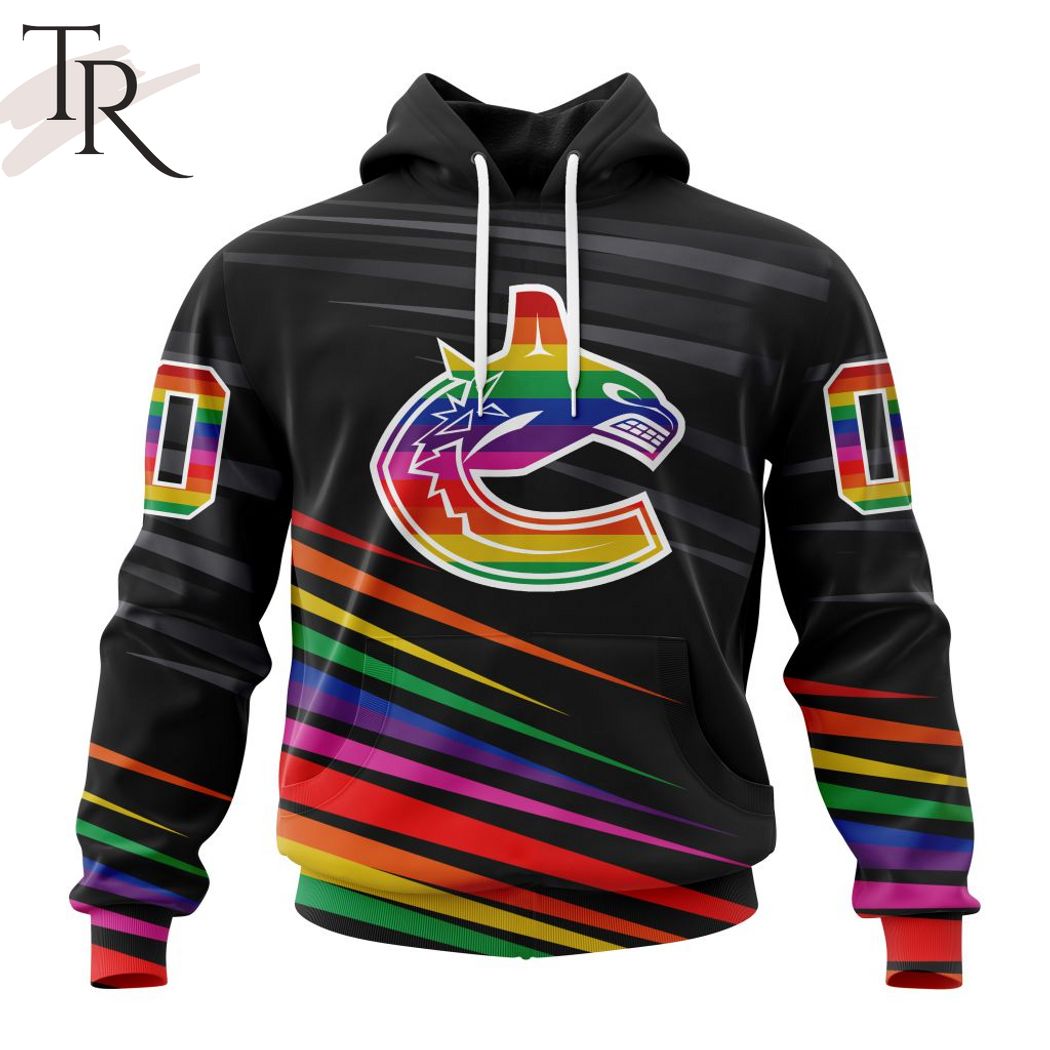 New 2025 NHL Vancouver Canucks Special Pride Design Hockey Is For Everyone Custom Hoodie