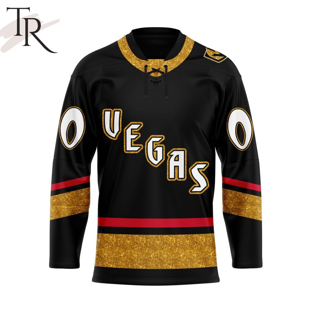 New 2025 NHL Vegas Golden Knights Personalized Reverse Retro Custom Hockey Jersey Fan Gift - All Over Printed