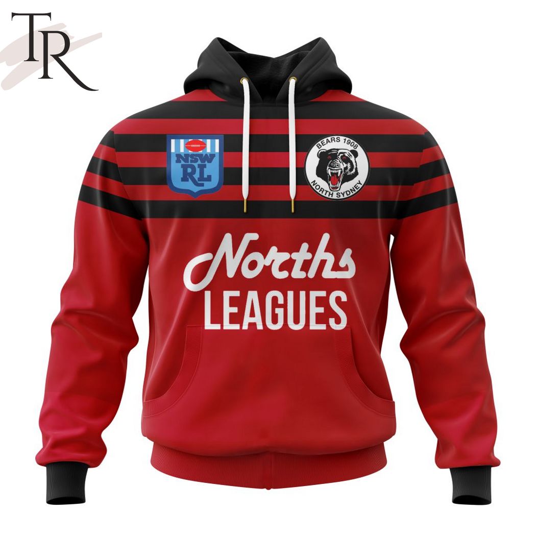 New 2025 NRL North Sydney Bears Personalized Retro 1991 Kits Custom Hoodie