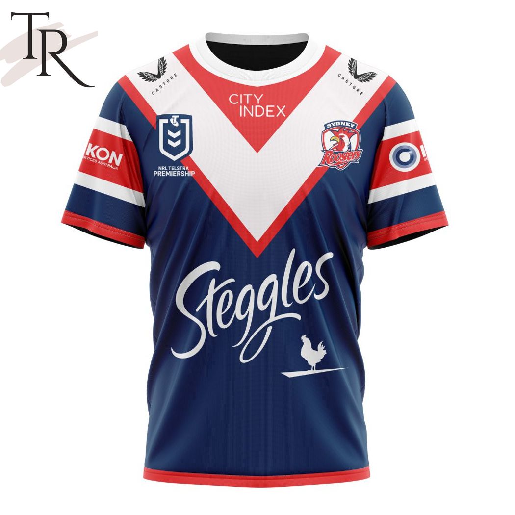 New 2025 NRL Sydney Roosters Personalized 2024 Home Kits Custom Hoodie