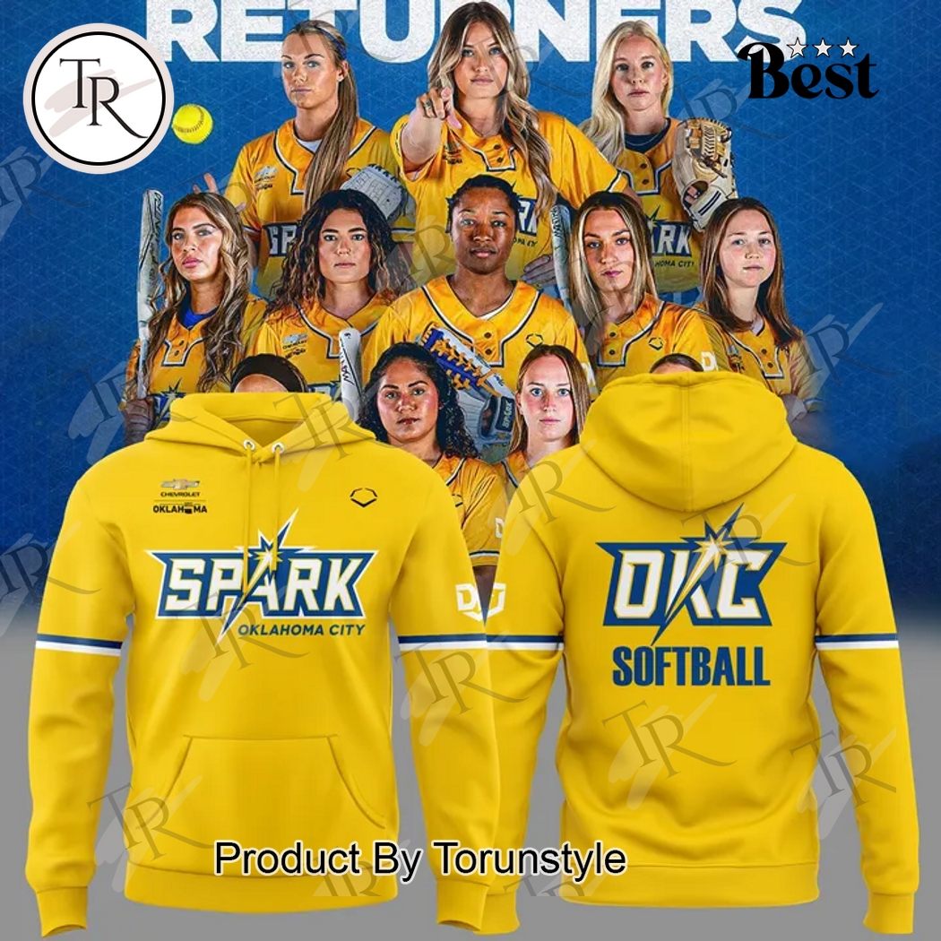 New 2025 Oklahoma City Spark Softball 2025 Special Custom Hoodie