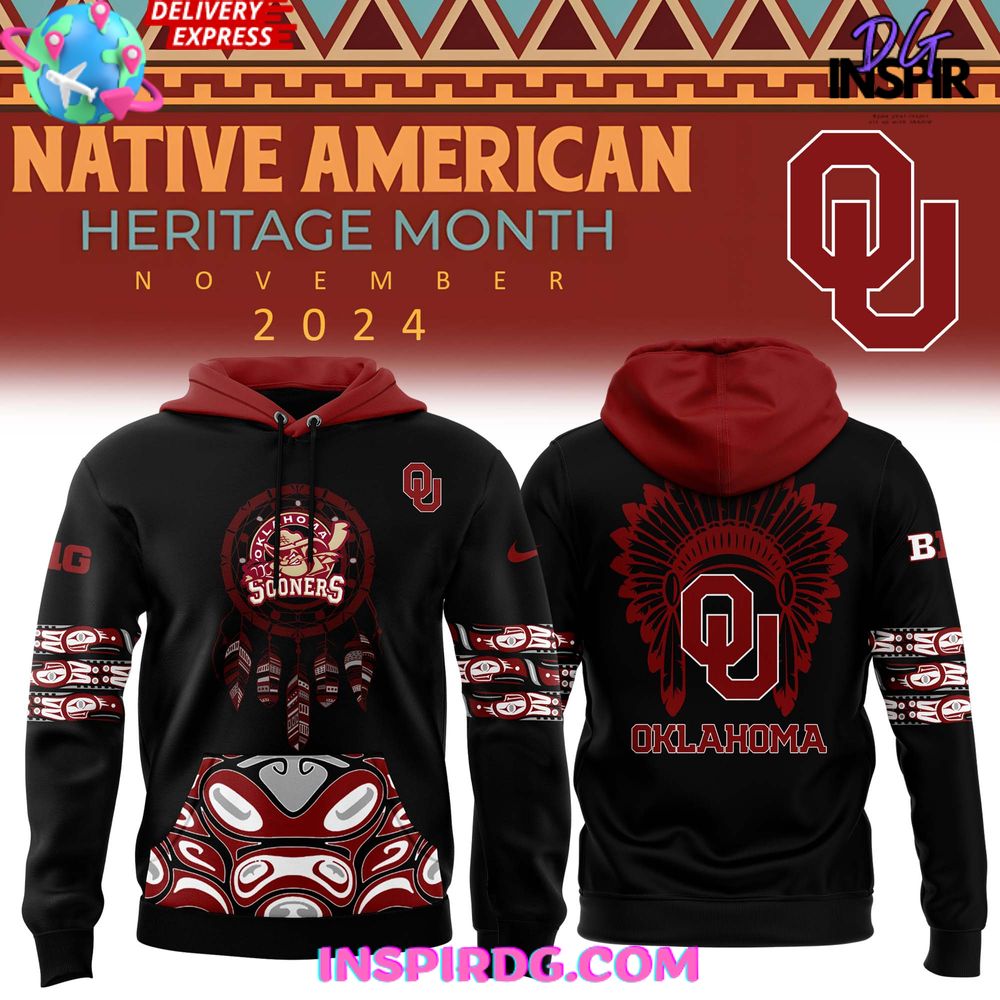 New 2025 Oklahoma Sooners Native American Heritage Month Special Custom Hoodie