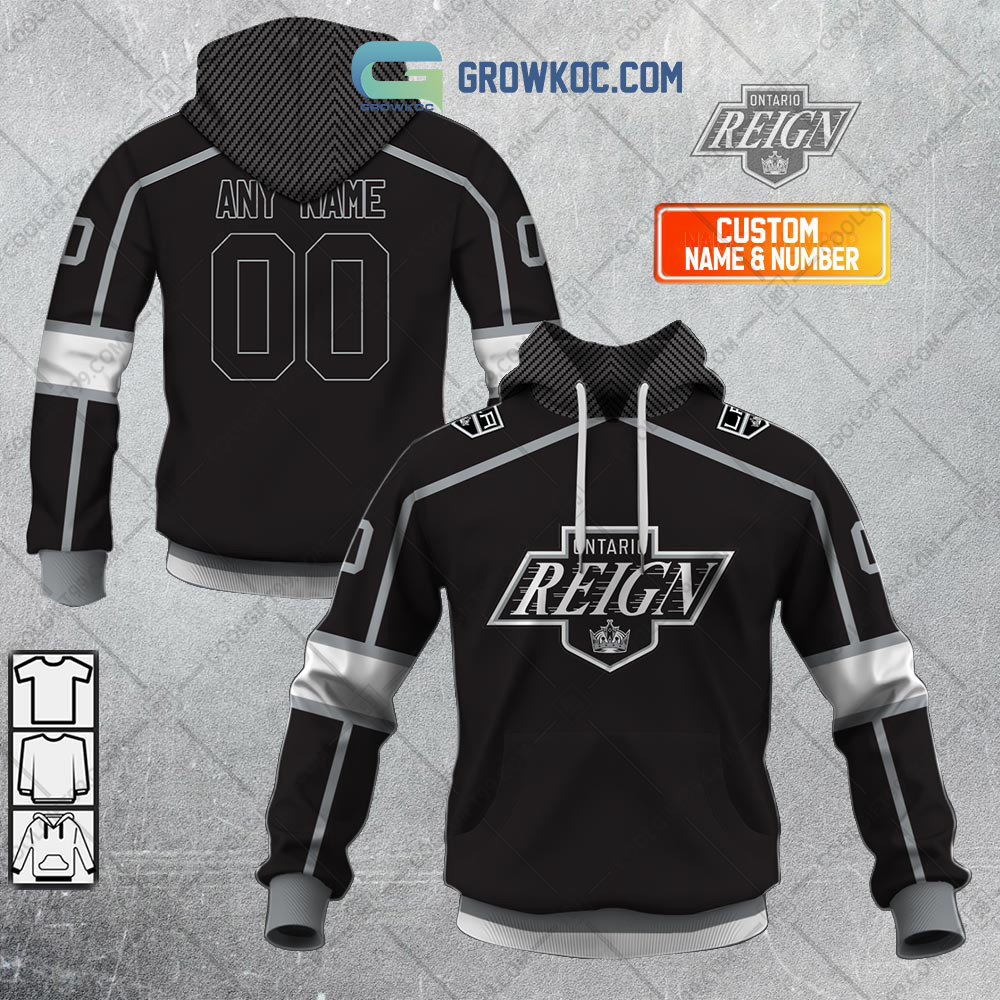 New 2025 Ontario Reign AHL Color Home Jersey Personalized Custom Hoodie T Shirt