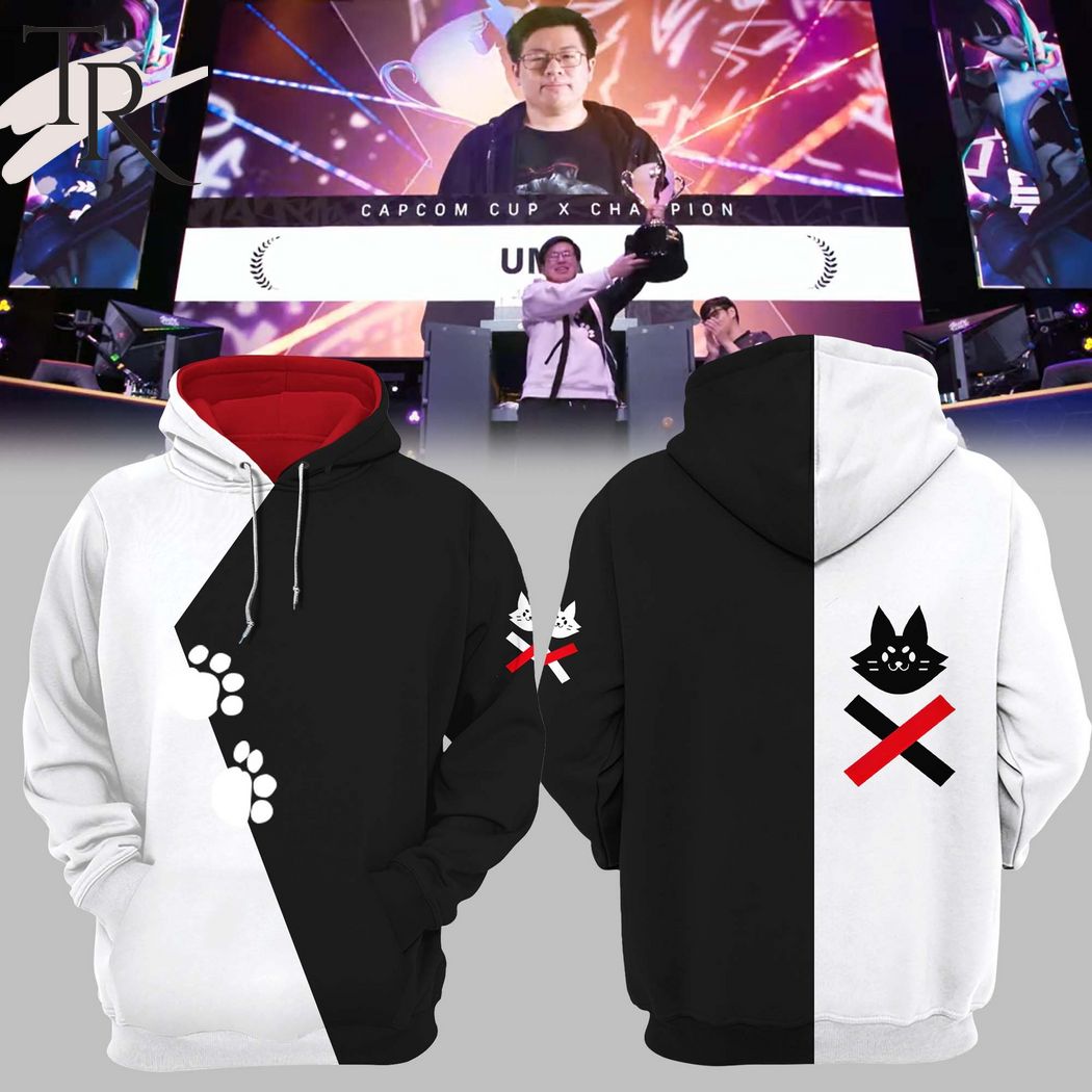 New 2025 Ookami Mio Capcom Cup Champion Custom Hoodie