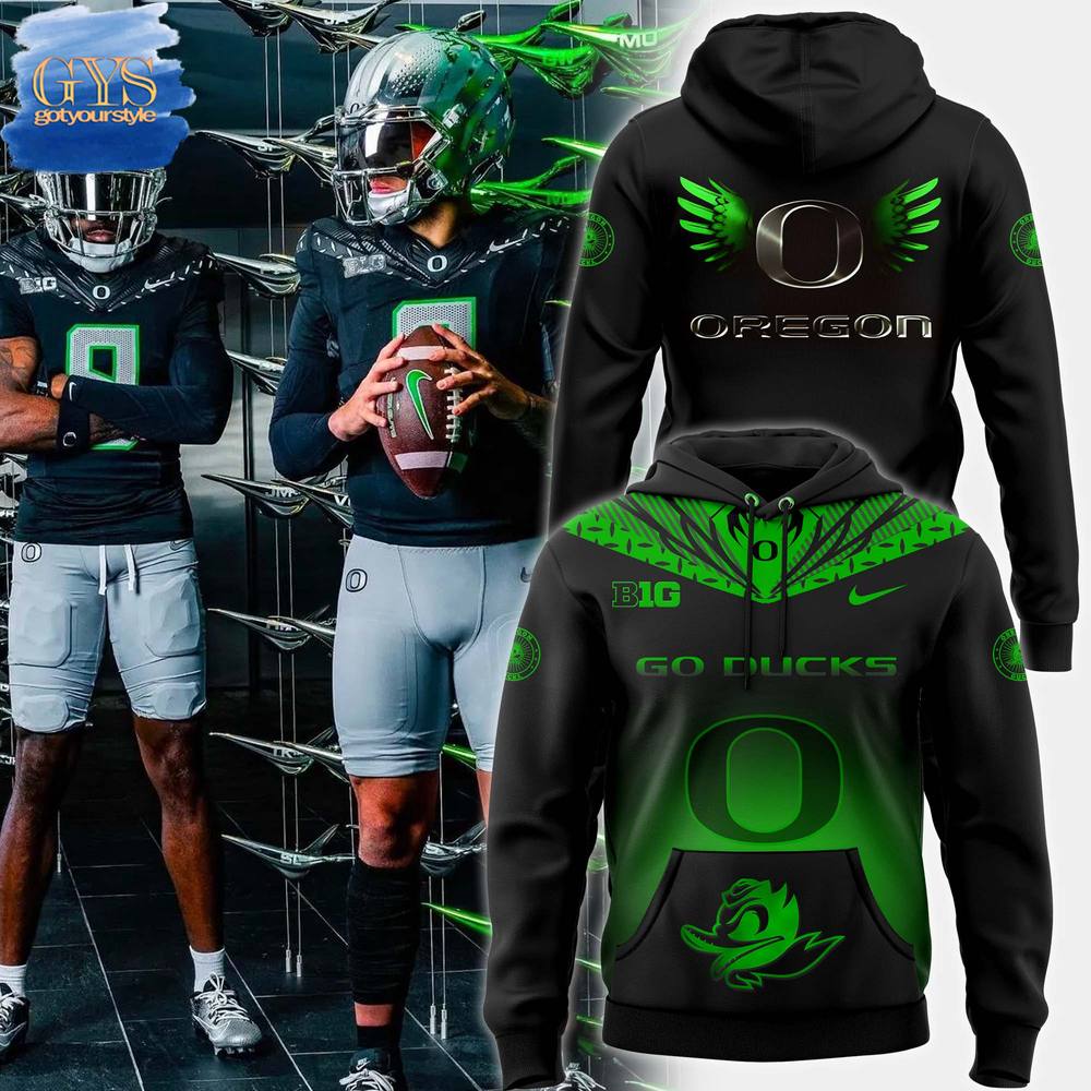 New 2025 Oregon Ducks Border War Special Custom Hoodie