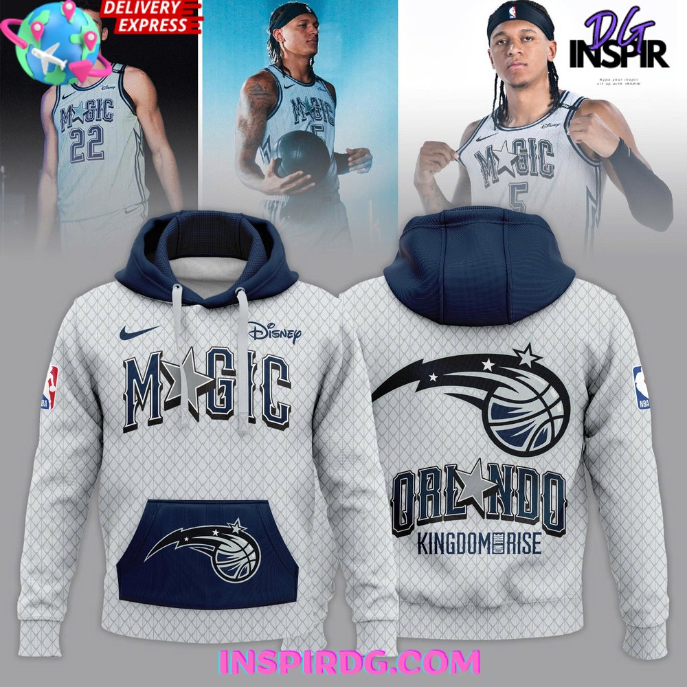 New 2025 Orlando Magic Kingdom On The Rise Disney x Custom Hoodie