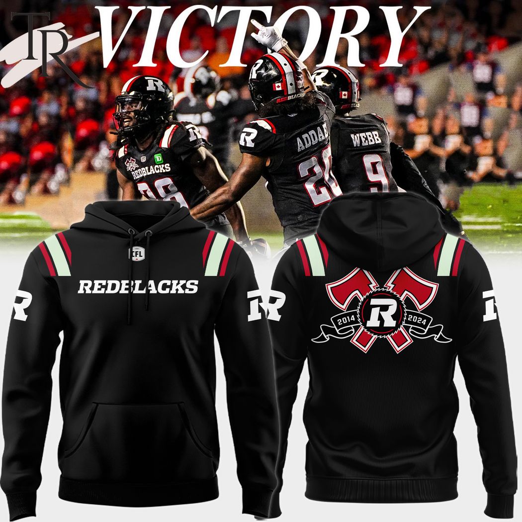 New 2025 Ottawa Redblacks Victory Custom Hoodie