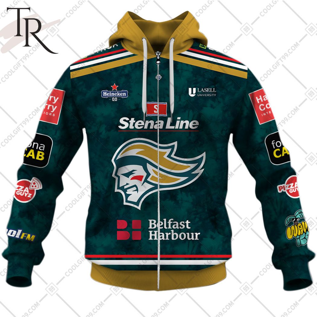 New 2025 Personalized EIHL Belfast Giants 2324 Jersey Style Custom Hoodie