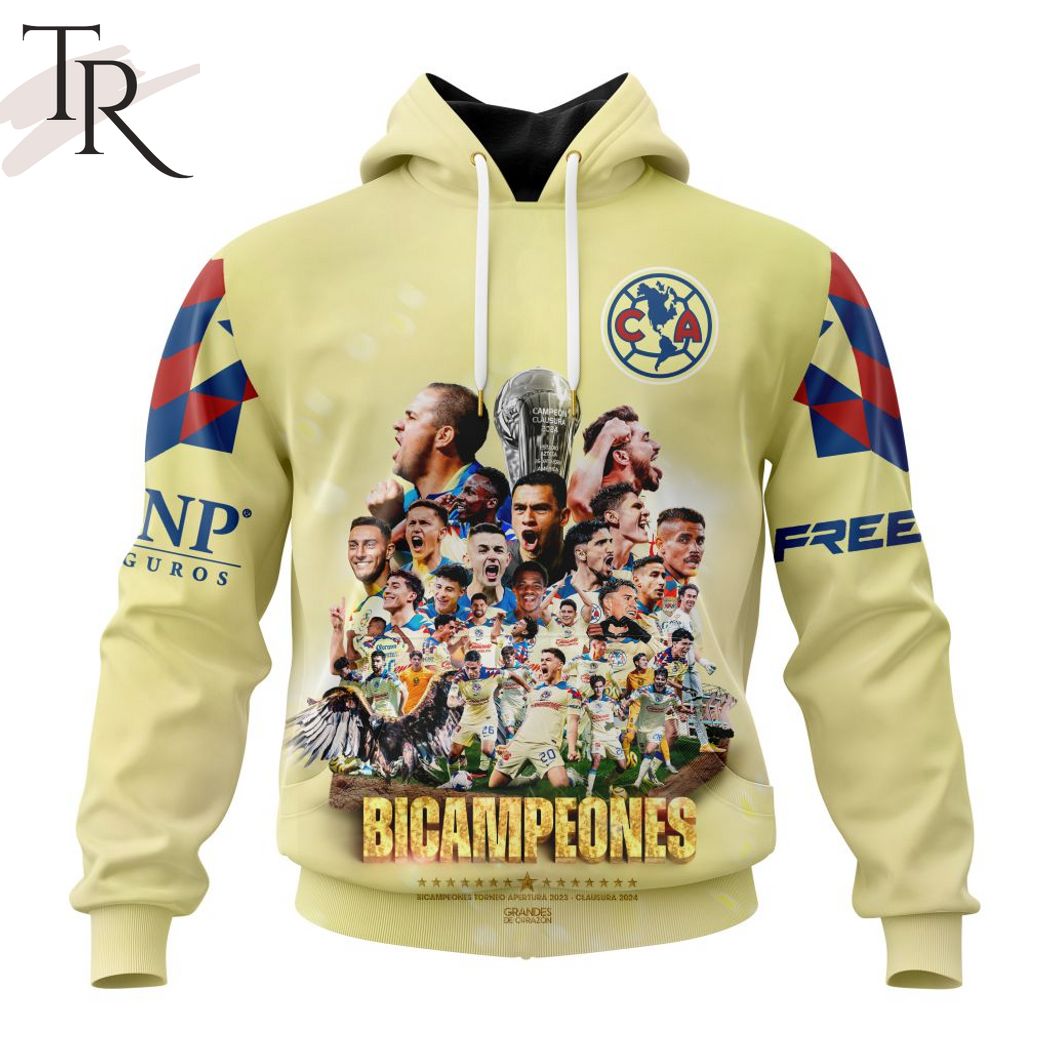New 2025 Personalized LIGA MX Club America Special Bicampeones Design Custom Hoodie