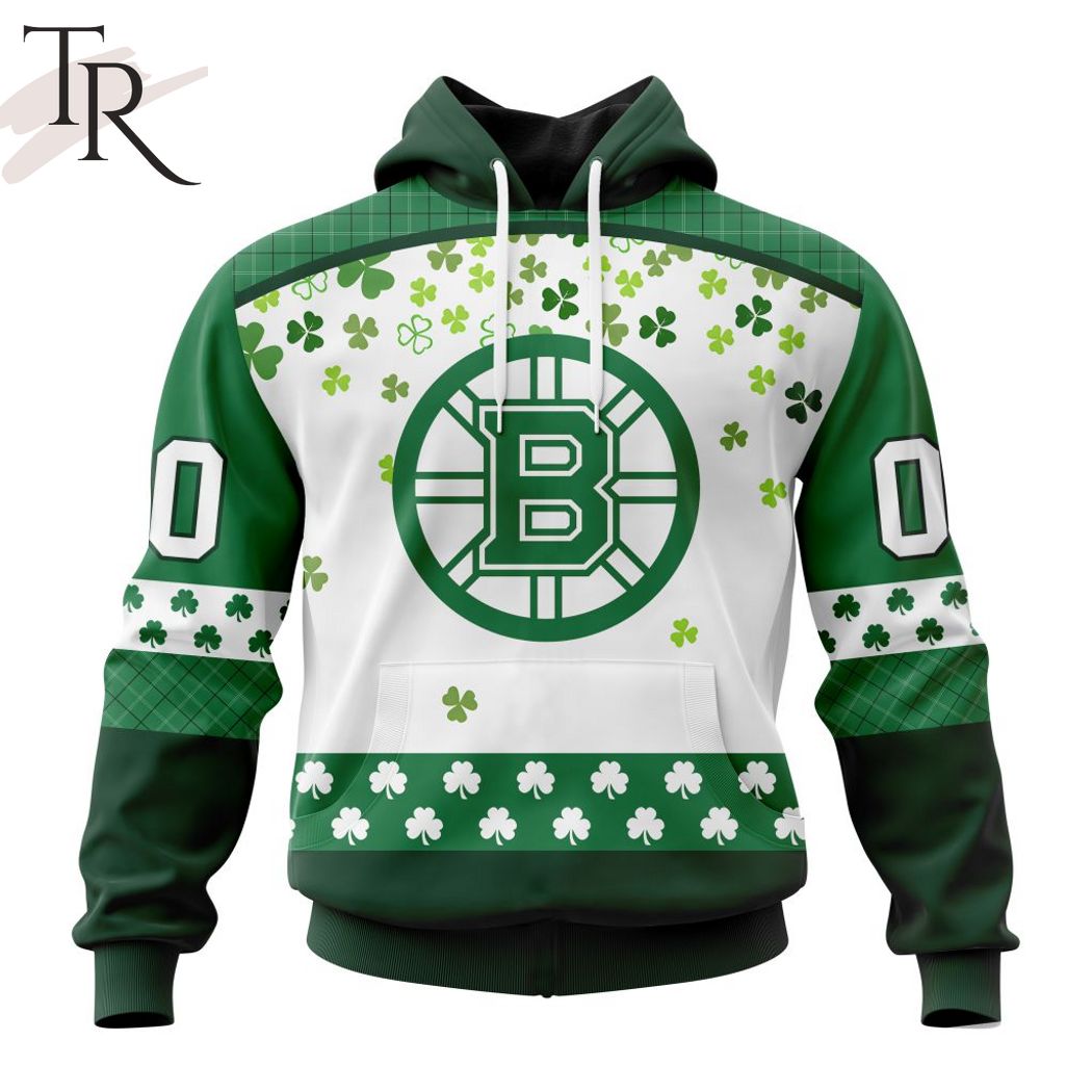 New 2025 Personalized NHL Boston Bruins Special Design For St. Patrick Day Custom Hoodie
