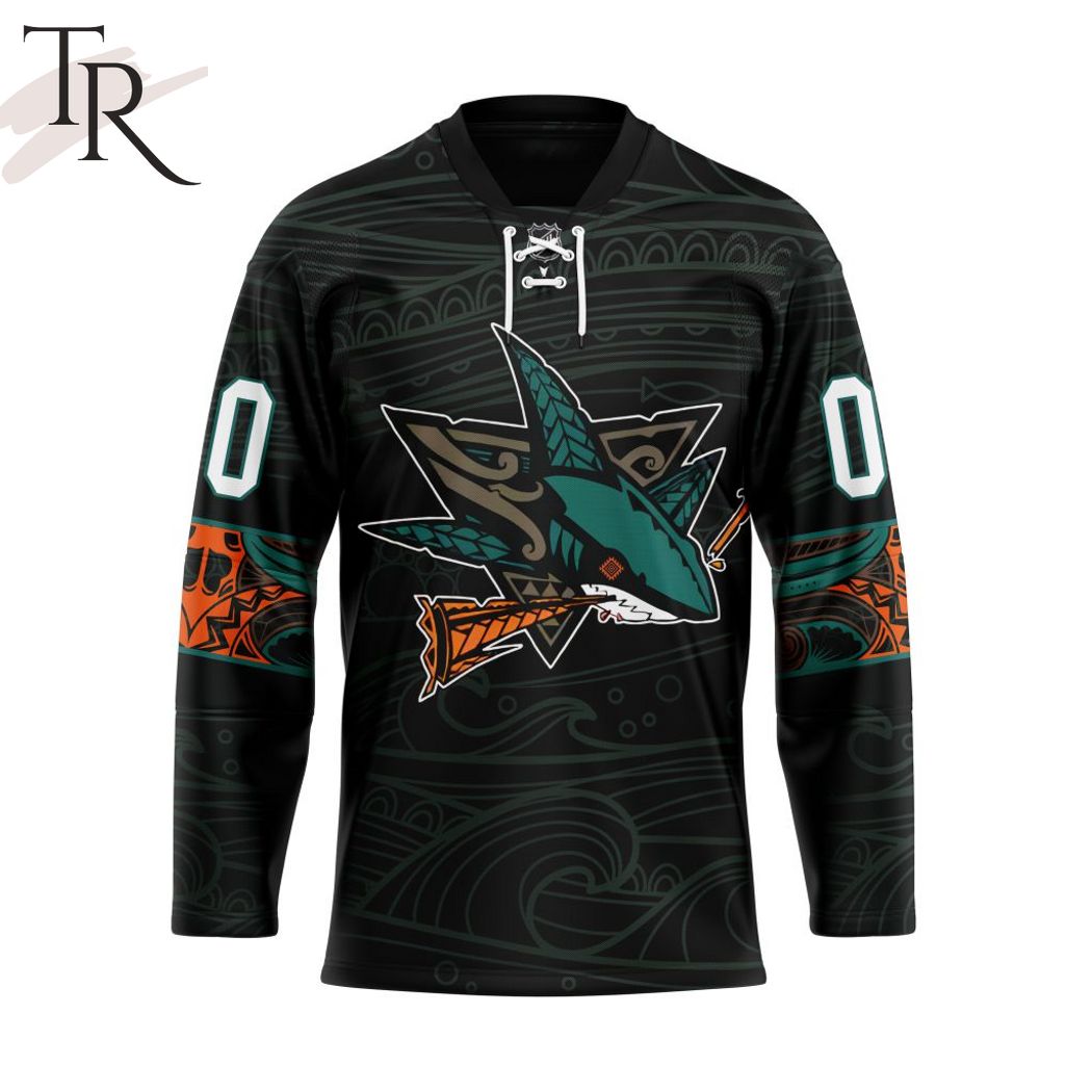 New 2025 Personalized NHL San Jose Sharks Native Custom Hockey Jersey Fan Gift Design 2024 - All Over Printed
