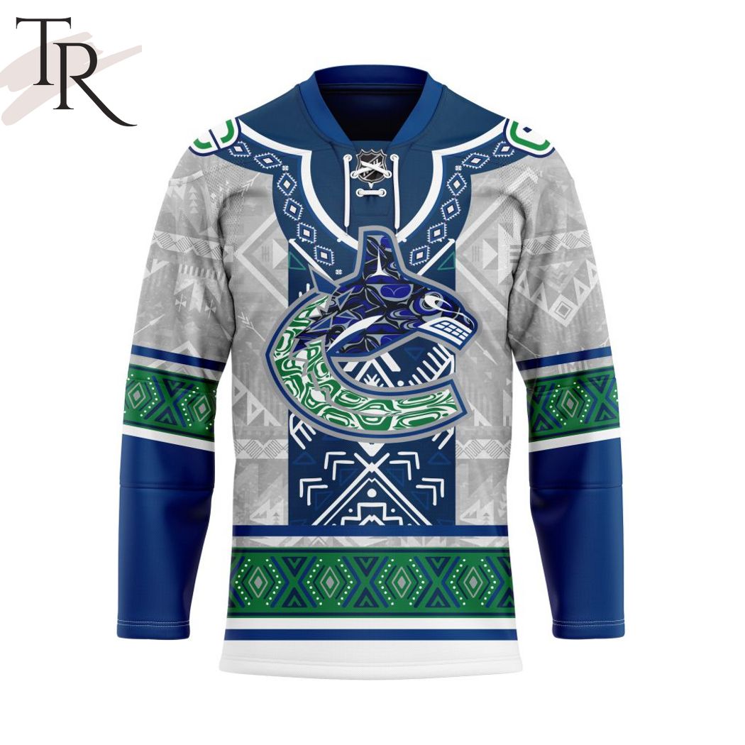 New 2025 Personalized NHL Vancouver Canucks Native Custom Hockey Jersey Fan Gift Design 2024 - All Over Printed