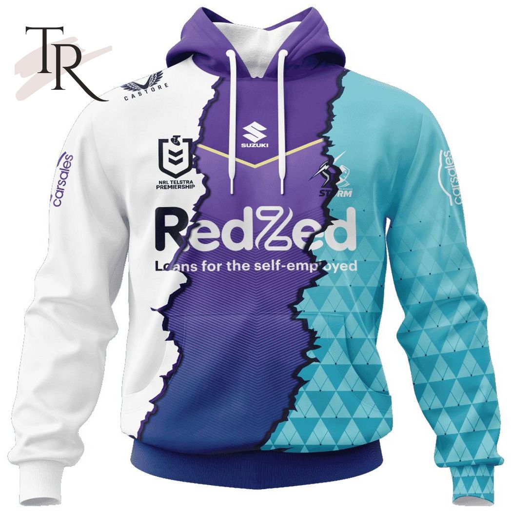 New 2025 Personalized NRL Melbourne Storm Special Mix Jersey Custom Hoodie 3D
