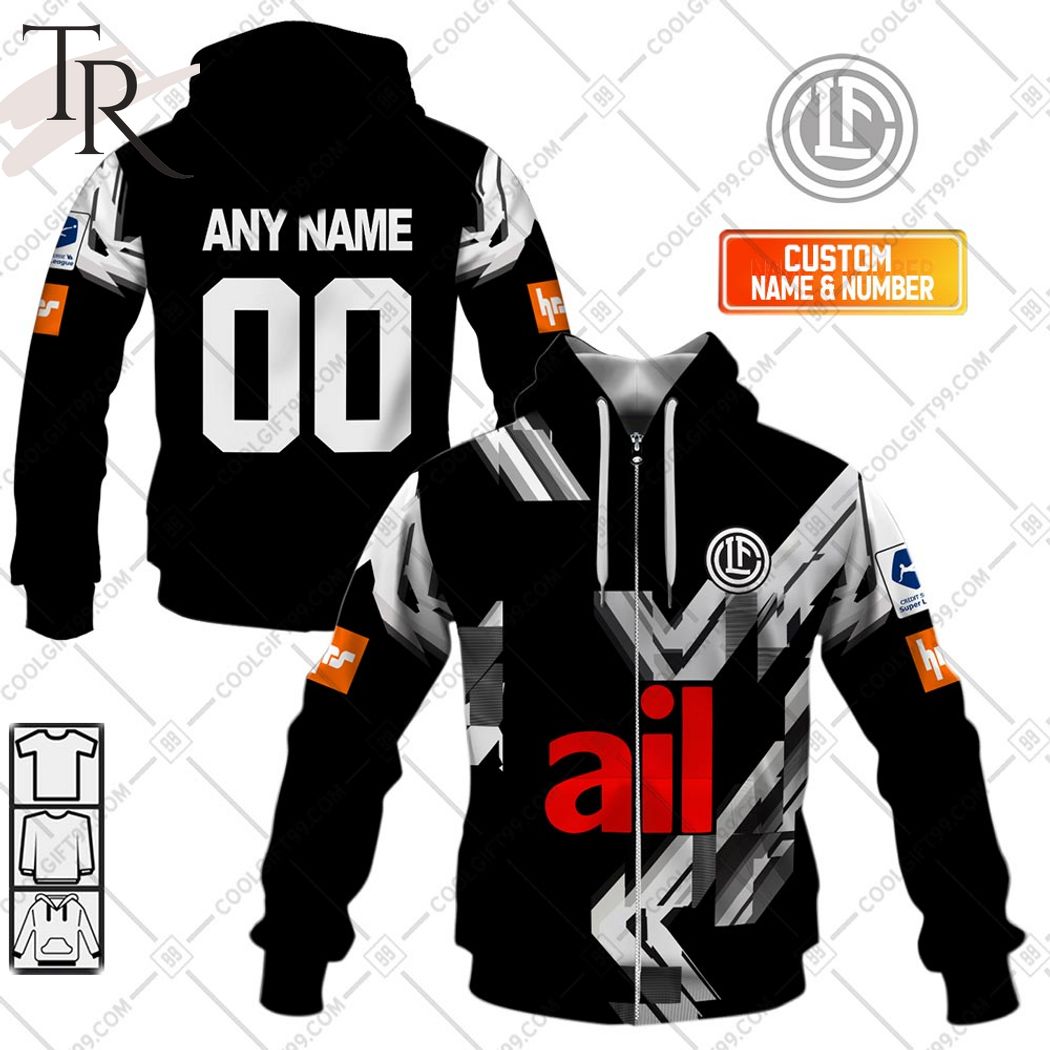 New 2025 Personalized SwissFB FC Lugano Home Jersey Style Custom Hoodie