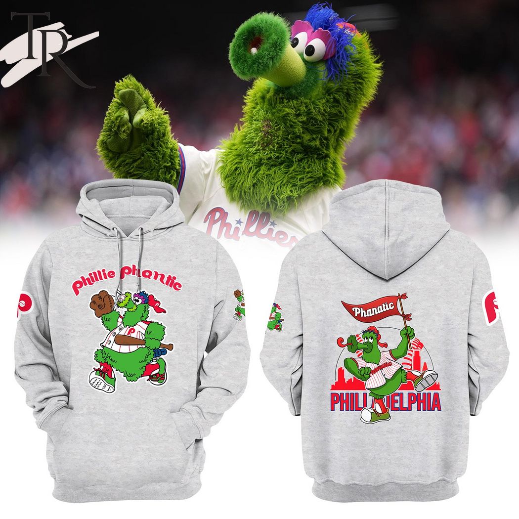 New 2025 Philadelphia Phillies Phanatic Custom Hoodie