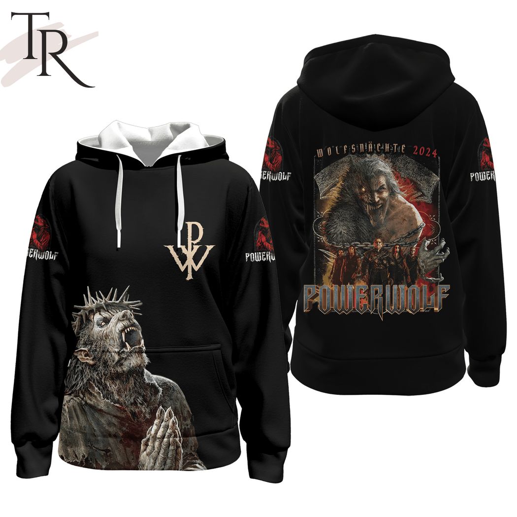 New 2025 Powerwolf Wolfsnachte Tour 2024 Custom Hoodie
