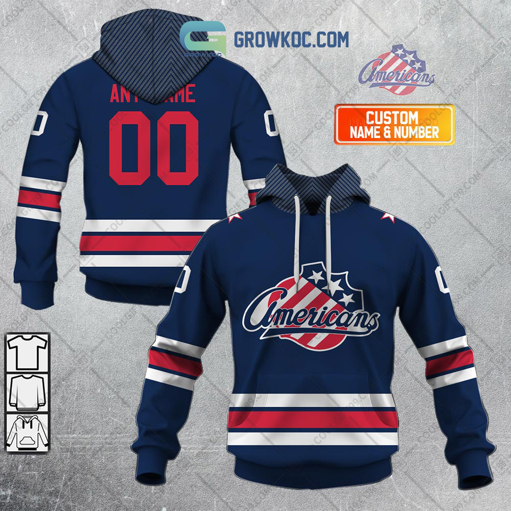 New 2025 Rochester Americans AHL Color Home Jersey Personalized Custom Hoodie T Shirt