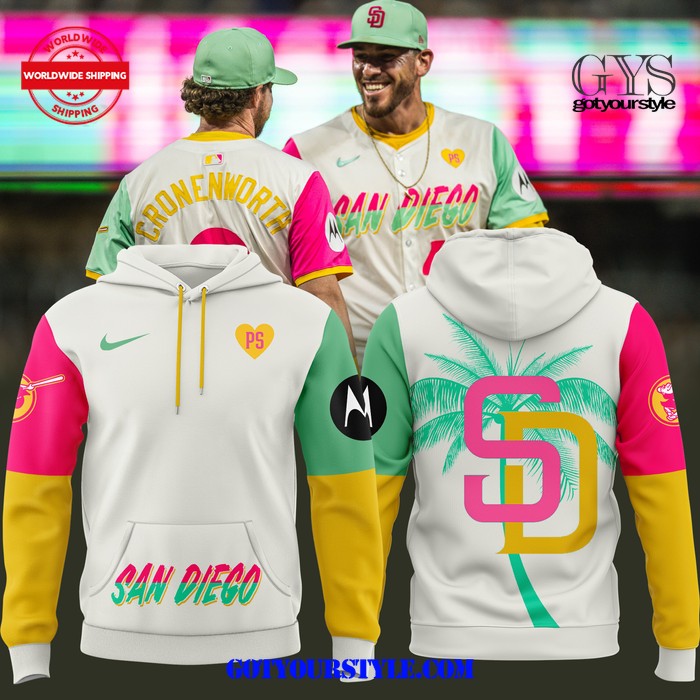 New 2025 San Diego Padres Vacation Custom Hoodie