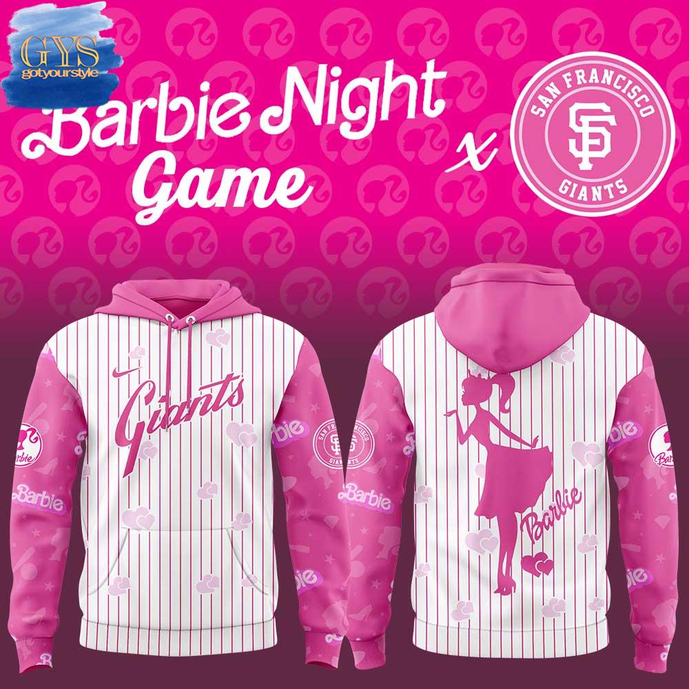 New 2025 San Francisco Giants 2025 Barbie Game Night Custom Hoodie