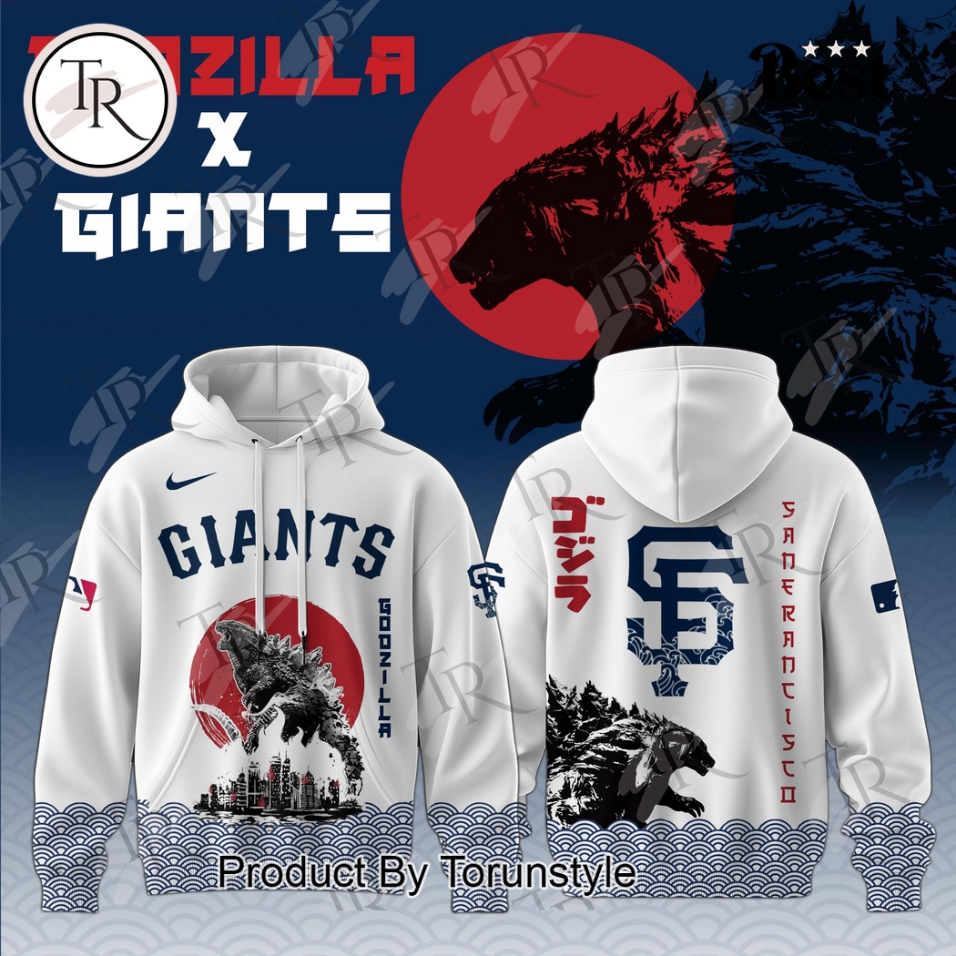 New 2025 San Francisco Giants 2025 Godzilla Custom Hoodie