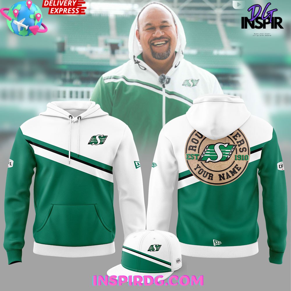 New 2025 Saskatchewan Roughriders EST 1910 Custom Hoodie