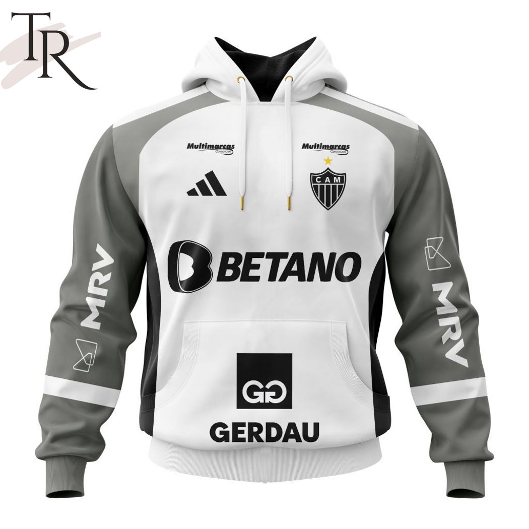 New 2025 Serie A Club Atletico Mineiro Personalized 2023 Away Kits Custom Hoodie