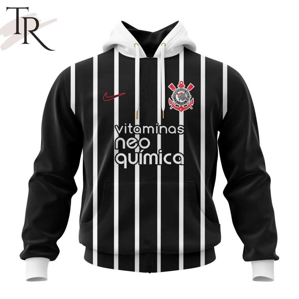 New 2025 Serie A Corinthians Personalized 2023 Away Kits Custom Hoodie