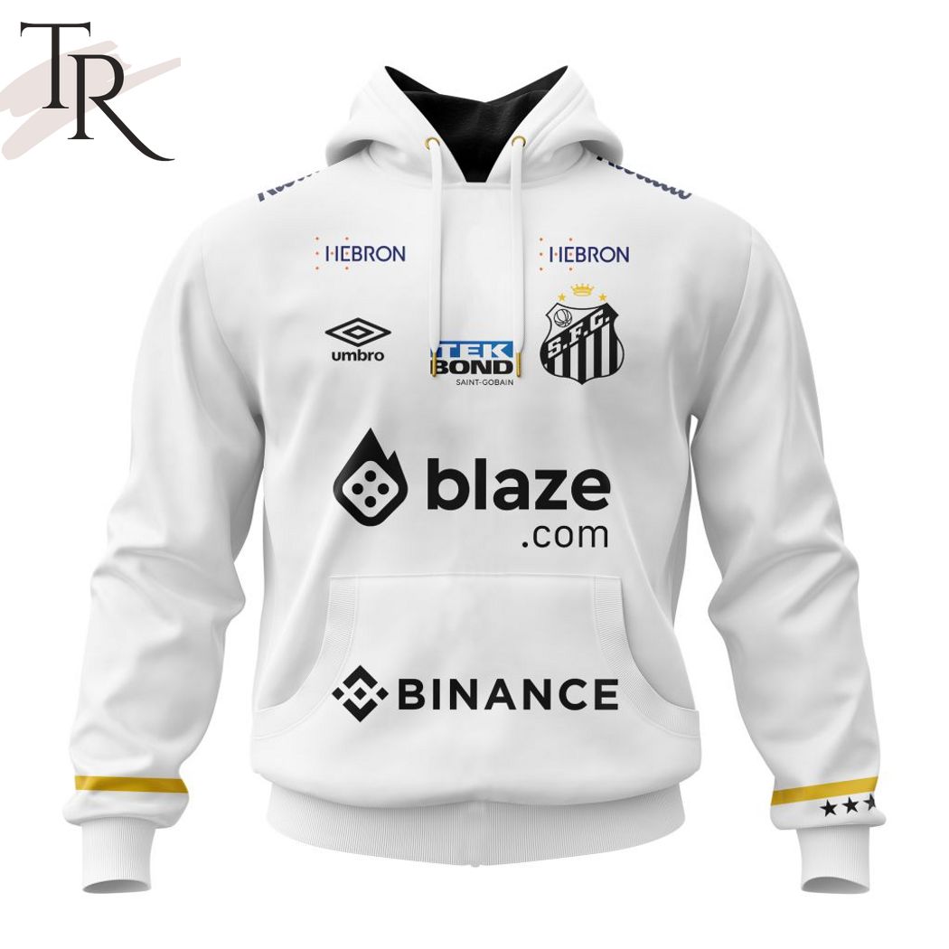 New 2025 Serie A Santos F.C Personalized 2023 Home Kits Custom Hoodie