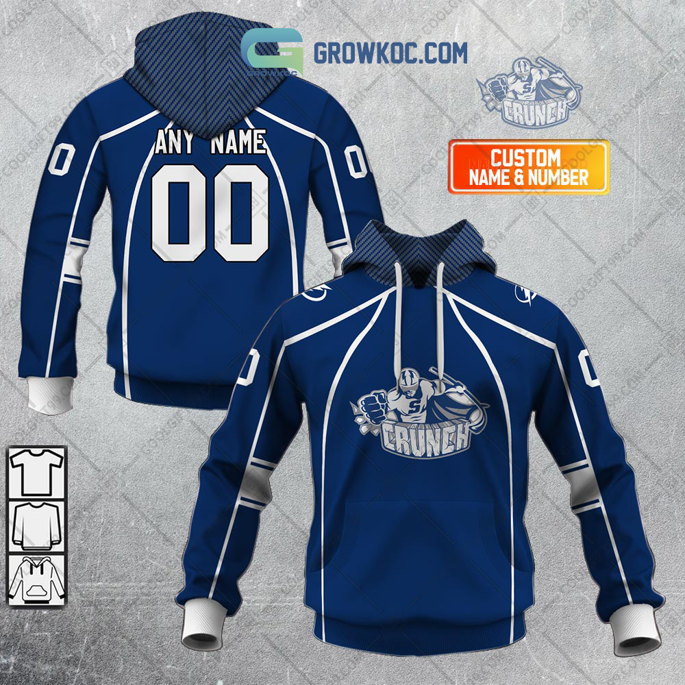 New 2025 Syracuse Crunch AHL Color Home Jersey Personalized Custom Hoodie T Shirt
