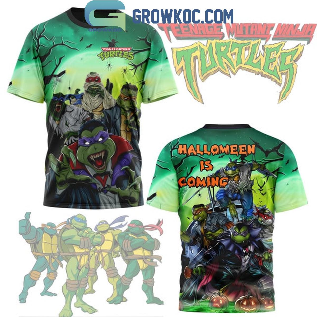 New 2025 Teenage Mutant Ninja Turtles Halloween Is Coming Custom Hoodie T-Shirt