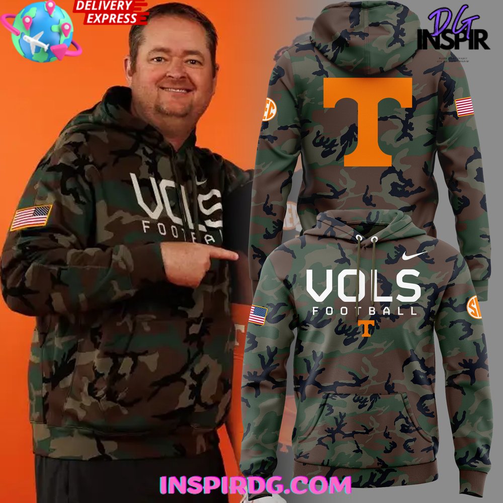 New 2025 Tennessee Volunteers Military Appreciation 2024 Custom Hoodie